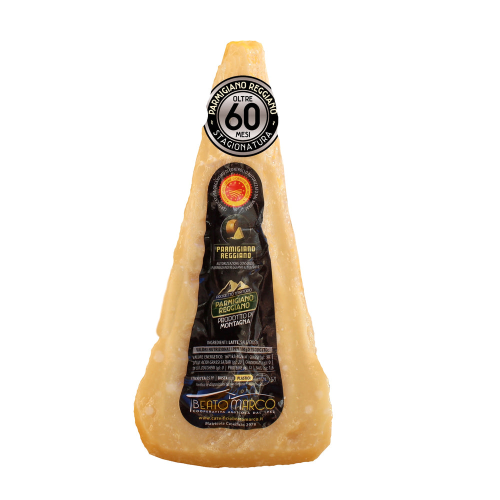 Parmigiano Reggiano DOP 60 Mesi Prodotto di Montagna 500 g
