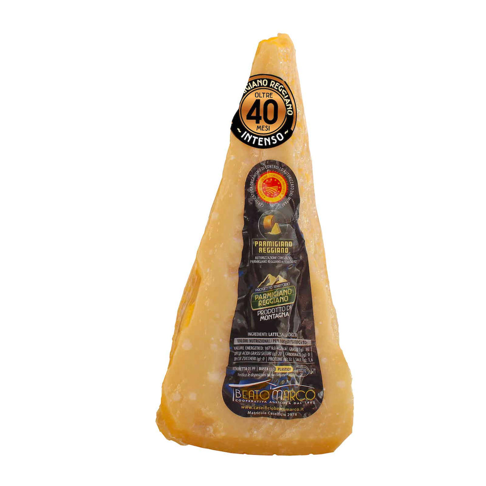 Parmigiano Reggiano DOP 40 Mesi Prodotto di Montagna 500 g