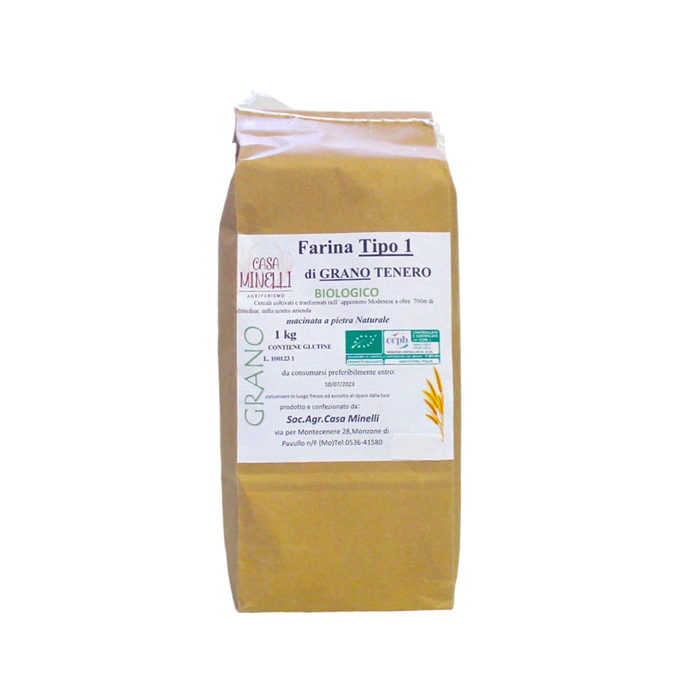 Farina di Grano tenero tipo 1 biologica 1 kg